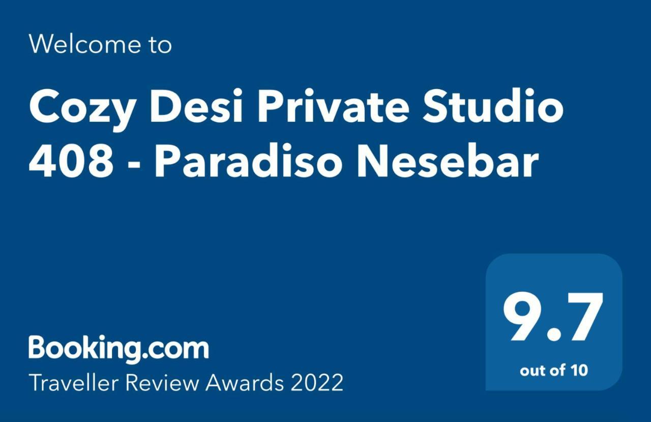 Paradiso 'В' 408 Private Studio Nessebar Exteriör bild